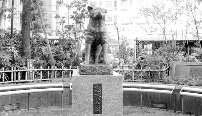 渋谷駅前の忠犬ハチ公像